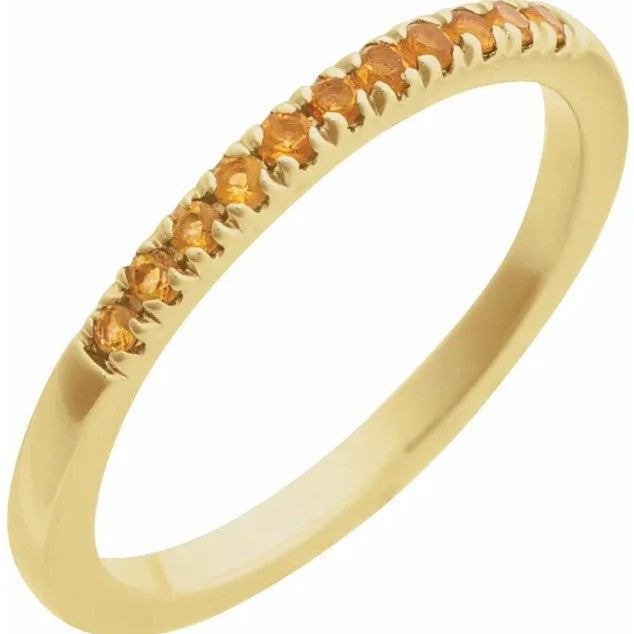 Colored Stone Gold Ring