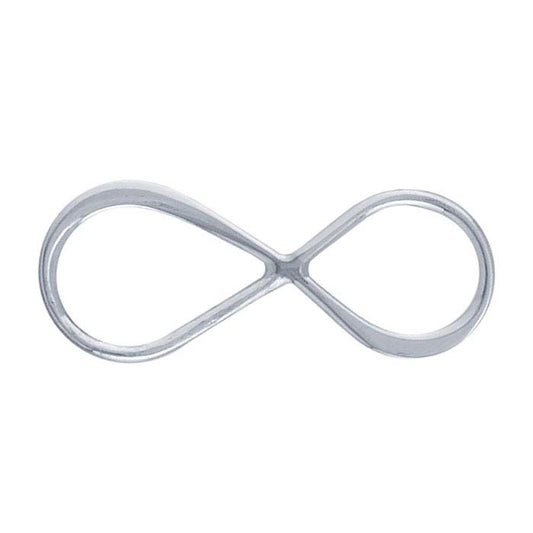 Sterling Silver Infinity symbol Necklace, 20x8mm