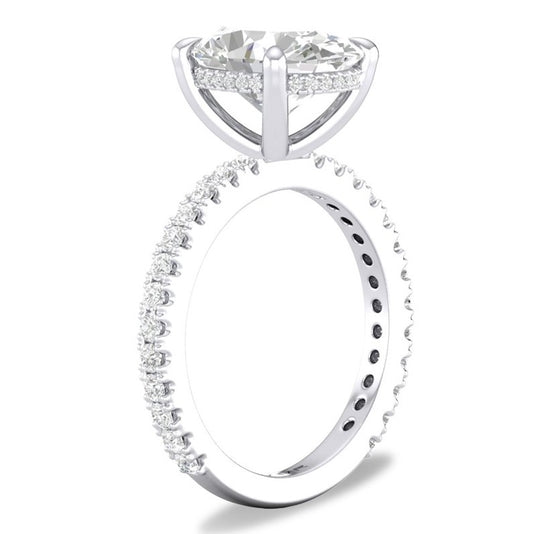 14K White Gold Ring