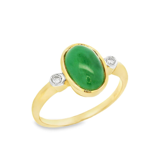 Colored Stone Gold Ring