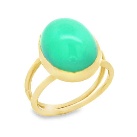 Colored Stone Gold Ring