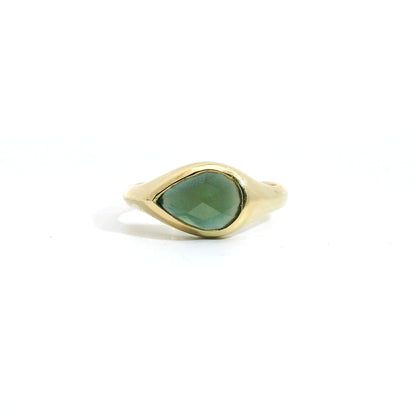 Colored Stone Gold Ring