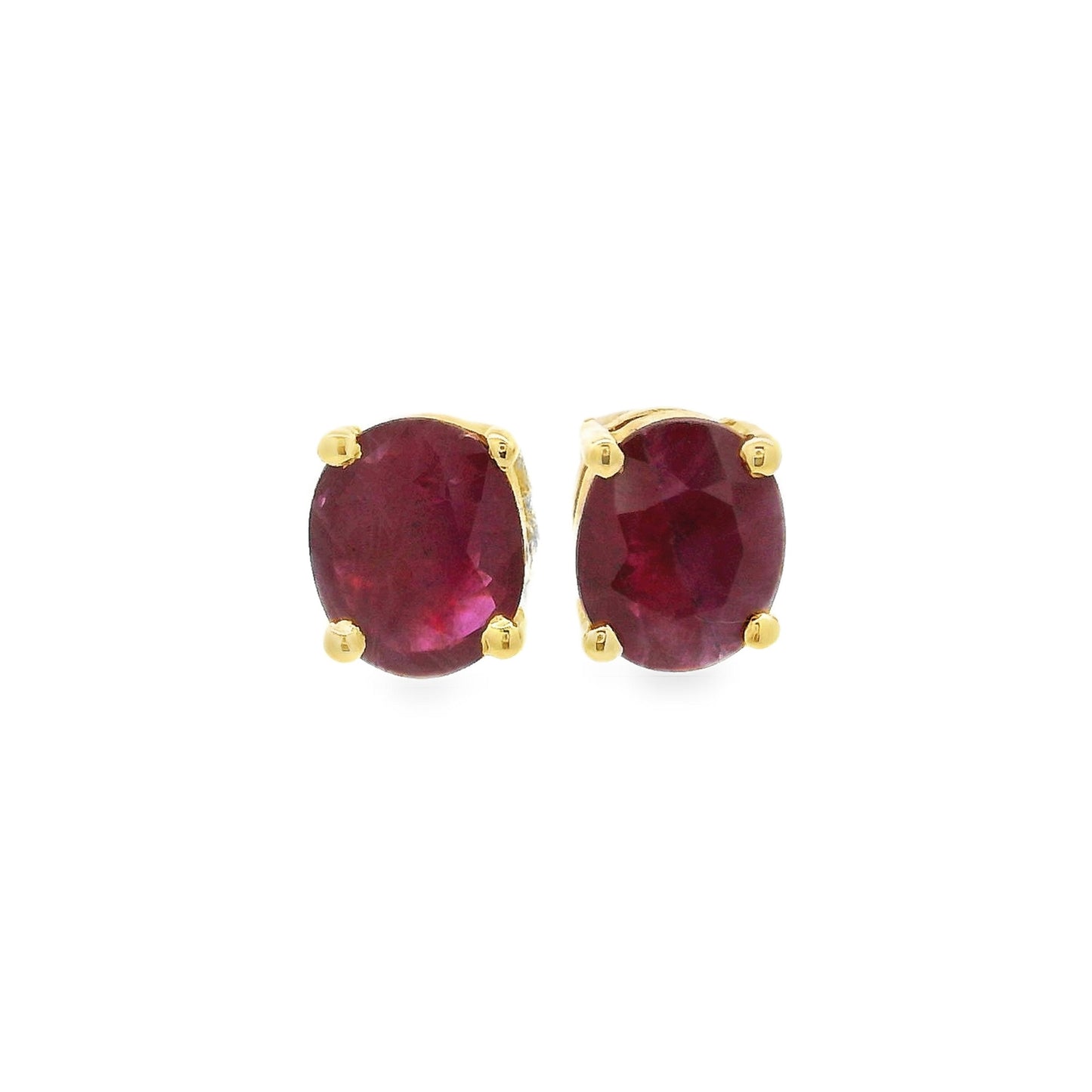 Colored Stone Gold Earring