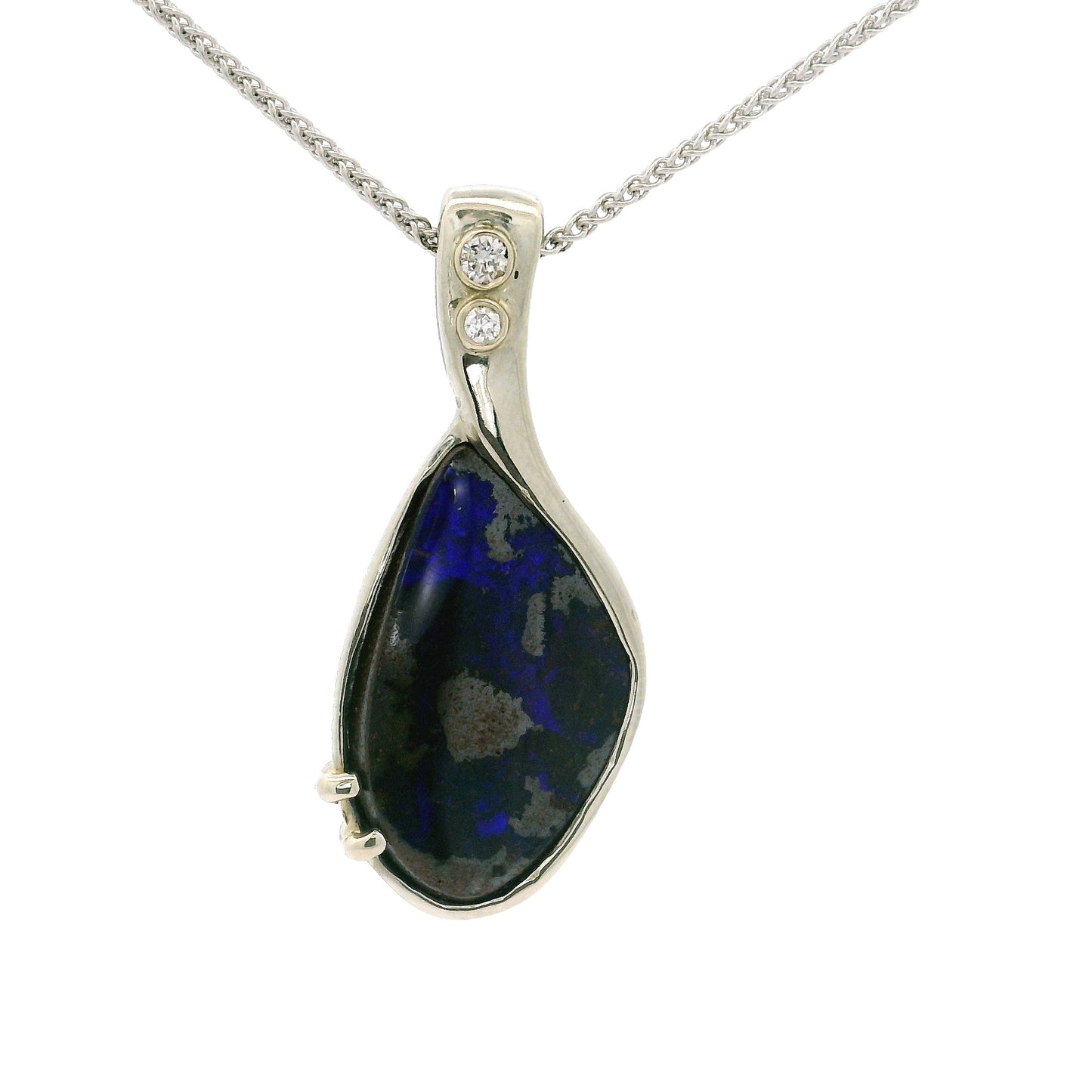Colored Stone Gold Pendant