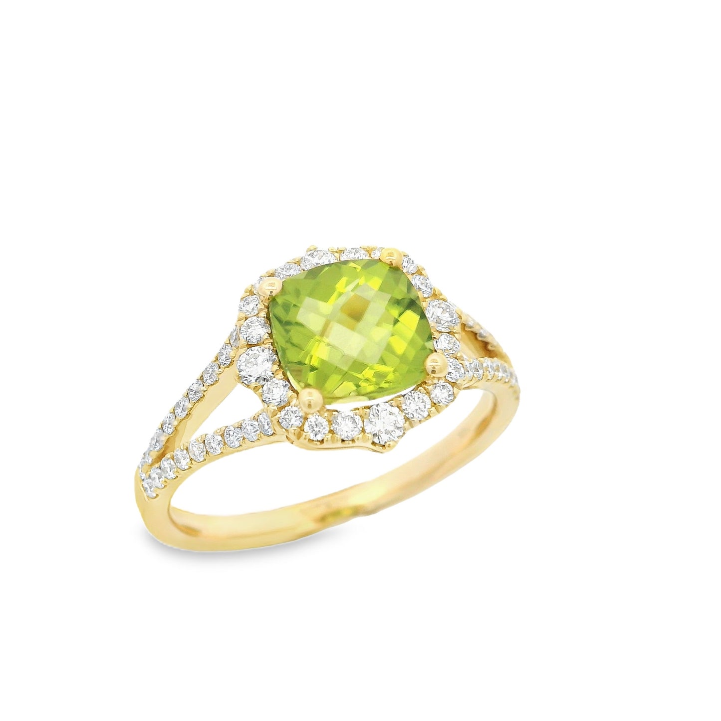 Colored Stone Gold Ring