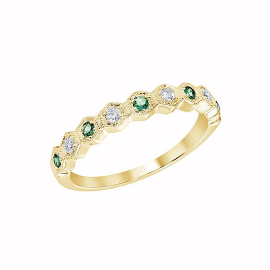 Colored Stone Gold Ring
