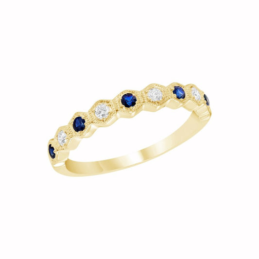 Colored Stone Gold Ring