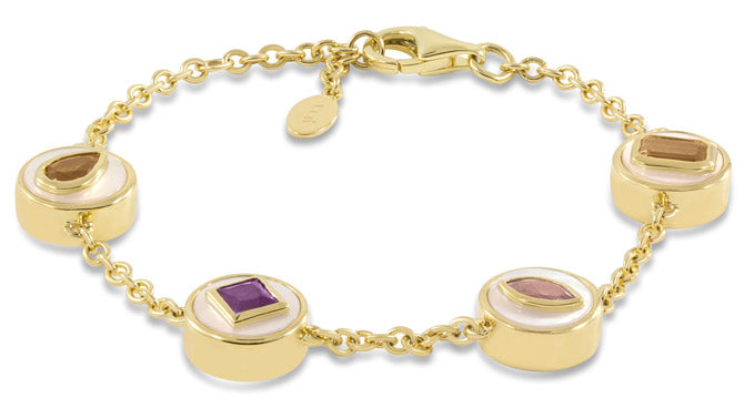 Diamond & Color Bracelet