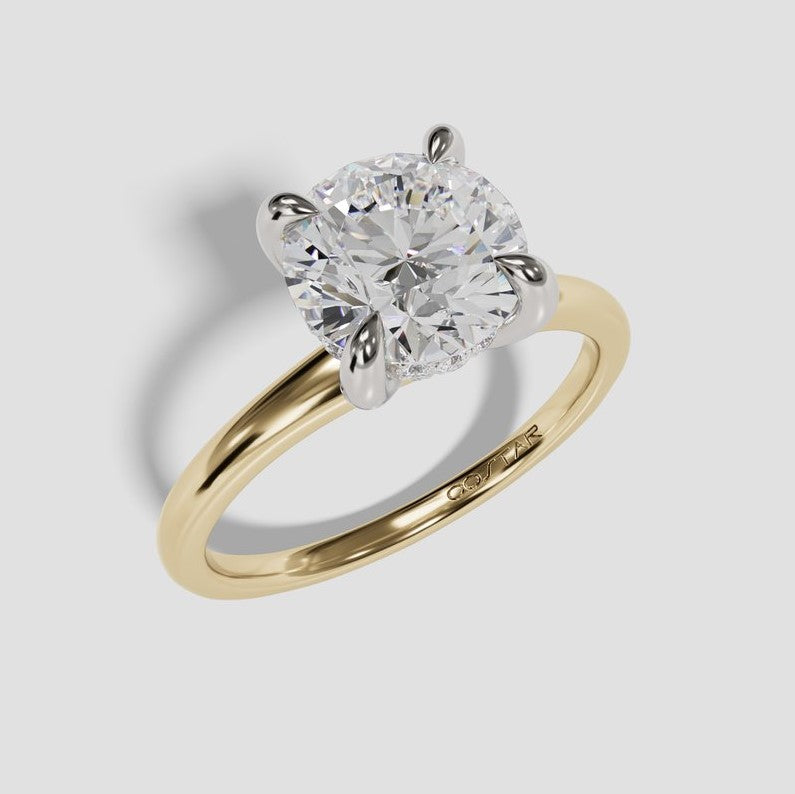 14K White Gold Ring