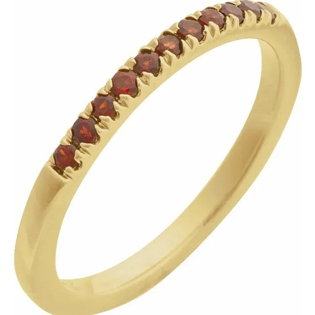 Colored Stone Gold Ring