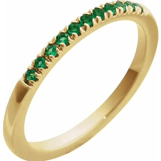 Colored Stone Gold Ring