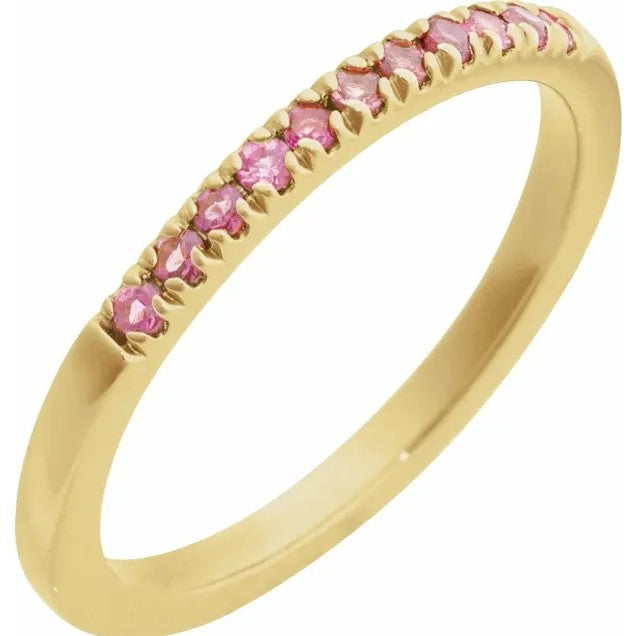 Colored Stone Gold Ring