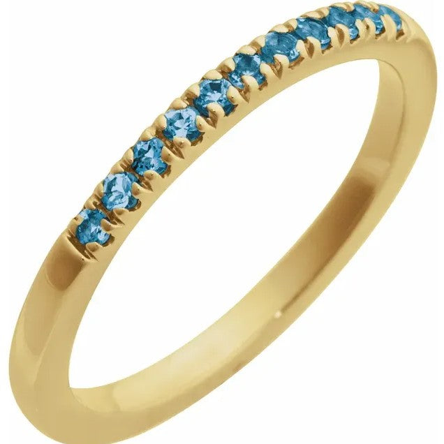 Colored Stone Gold Ring