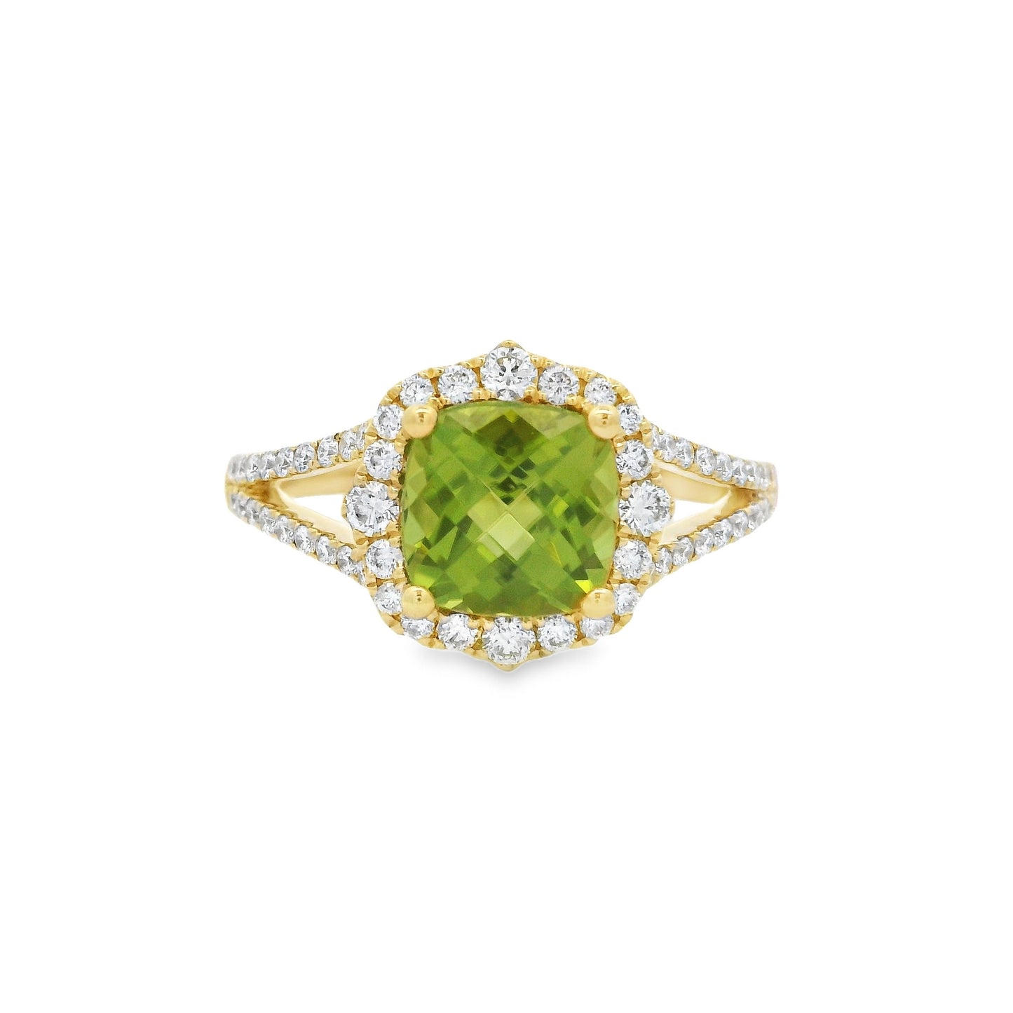 Colored Stone Gold Ring
